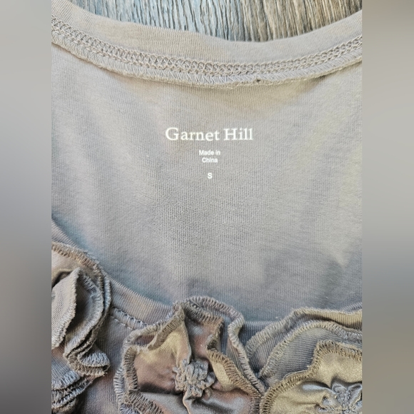 Garnet Hill Fit & Flare 100% Cotton Sleeveless Jersey Knit Stretch Lightweight S - Picture 6 of 7